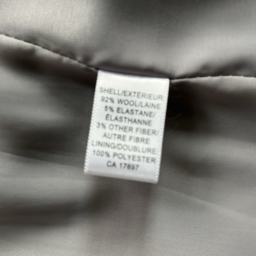 Banana Republic Grey Lightweight Wool Pencil Skirt Size 0 - Picture 5 of 8